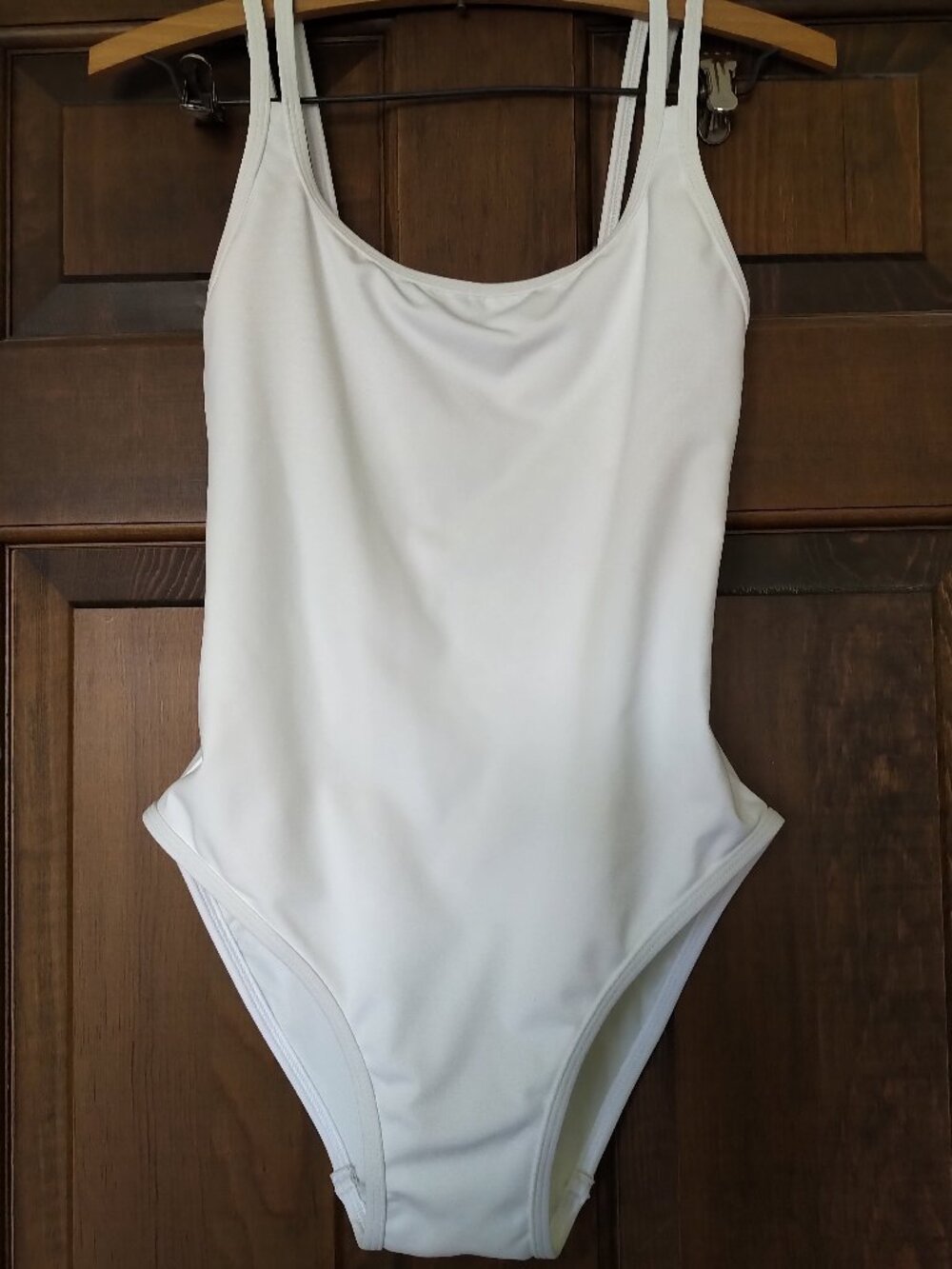 Jets Australia White One-Piece W/Shelf-Bra